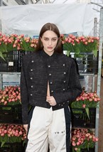 Жакет-доломан графитового цвета - фото 136661