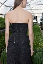 Корсет-доломан графитового цвета - фото 136667