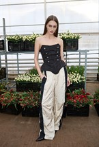 Корсет-доломан графитового цвета - фото 136673