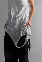 Майка-майка белого цвета - фото 136745