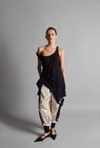 Майка-майка черного цвета - фото 136751