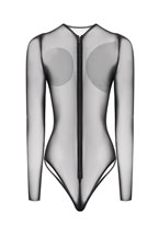 Боди с накладками на груди - фото 136922