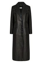 Пальто из кожи - фото 136955