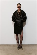 Куртка-косуха из кожи - фото 136964