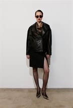 Куртка-косуха из кожи - фото 136965