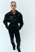 Куртка-косуха из кожи - фото 136969