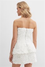 Корсетный топ с цветами - фото 137007