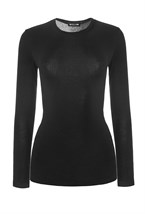 Базовый лонгслив из трикотажа Секонд скин - фото 137141