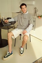 Шорты свободного кроя зауженные тофу - фото 138244