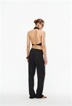 Топ kyle ribbed black - фото 139865