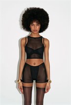 Майка mesh strip black - фото 139923