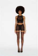 Майка mesh strip black - фото 139924