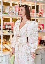 блуза жакет из парчи - фото 14120