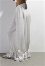 Штаны Ля Панталон молочного цвета - фото 142332