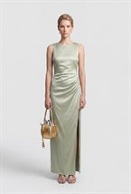 Сумка "Тюльпан" мини в золотом - фото 154691