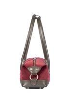 Сумка багет в бордо - фото 155635