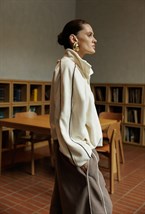Брюки Классика коричневого цвета - фото 163436