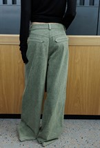 Джинсы Прямые намерения мятного цвета - фото 165006