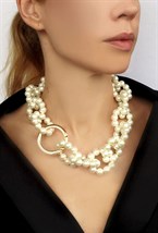 крупное колье из жемчуга - фото 20002