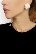 клипсы  гроздья жемчужные - фото 20068