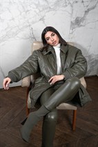 куртка хаки - фото 23222