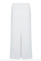 Юбка миди с разрезом - фото 30100