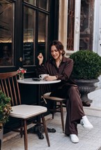 Шелковые брюки - фото 30129