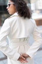 Тренч экокожа - фото 31083