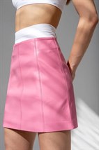 Кожаная юбка - фото 31657