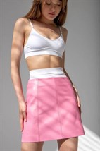 Кожаная юбка - фото 31658