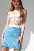 Кожаная юбка - фото 31675