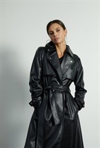 Тренч экокожа - фото 33268