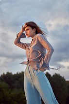 рубашка с завязками - фото 33598