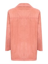 замшевый жакет блуза - фото 33600