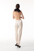 Брюки slim v milk - фото 36211