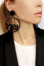 серьги YES/NO - фото 37590