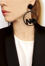 серьги YES/NO - фото 37591