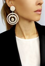 серьги с жемчугом - фото 37629