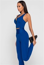 Топ Classic Cropped Total Berry - фото 38189