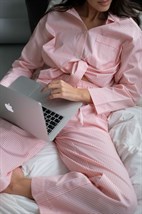 Пижамный сет с брюками - фото 40009