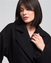 Пальто с поясом - фото 40014