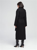 Пальто с поясом - фото 40015