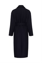 Пальто с поясом - фото 40022