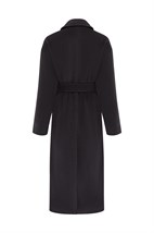 Пальто с поясом - фото 40038