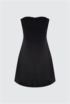 Платье с декоративными строчками - фото 40933