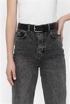 Ремень базовый пряжка никель - фото 44235