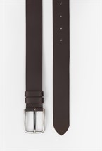 Ремень базовый пряжка никель - фото 44239