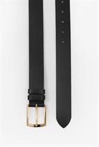 Ремень базовый пряжка золото - фото 44243