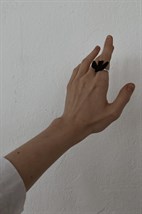 Кольцо Minimalism Птичка - фото 45818