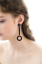 Серьги Minimalism Асимметрия - фото 45845